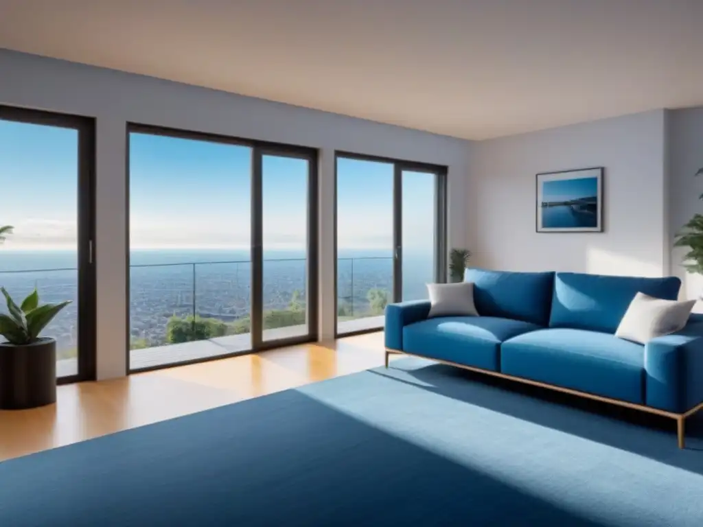 Plataforma inmobiliaria futurista: tours virtuales y datos en 3D Plataforma digital futurista de bienes raíces con tecnología en la sindicación inmobiliaria