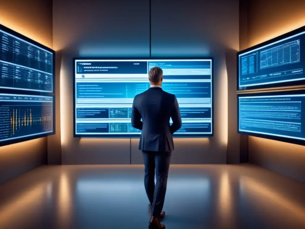 Plataforma virtual futurista de financiamiento inmobiliario seguro y tecnológico Una plataforma virtual futurista para financiamiento inmobiliario online con políticas de privacidad y seguridad avanzadas