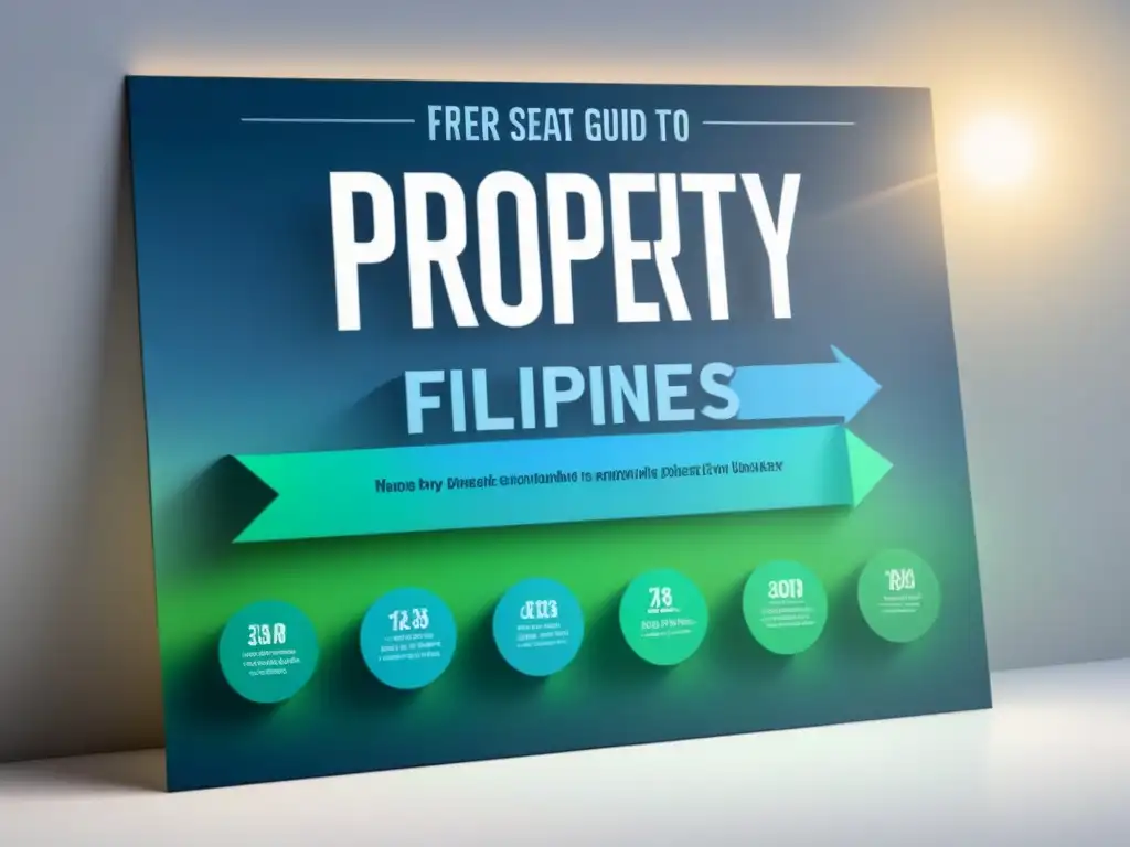 Guía de flipping de propiedades para principiantes: paso a paso Guía para principiantes en Flipping: Infografía moderna y detallada en tonos de azul y verde