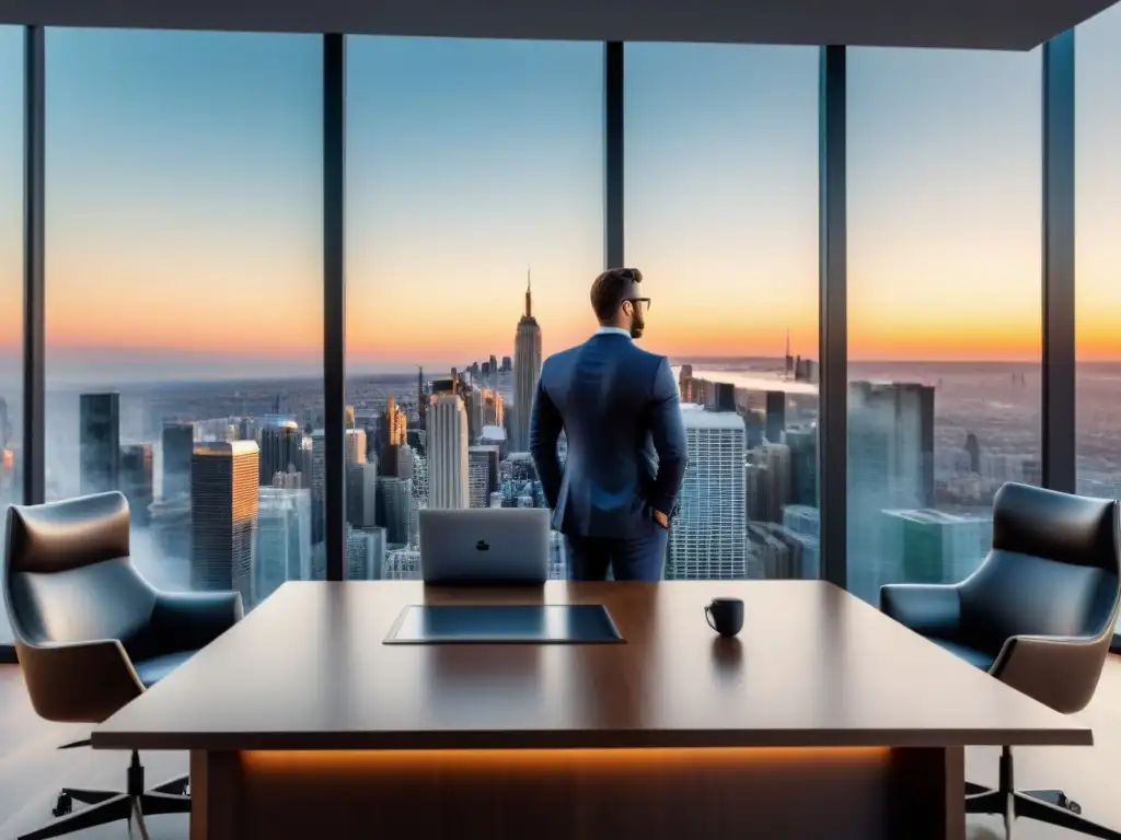 Profesional discute datos de inversión en bienes raíces con colegas