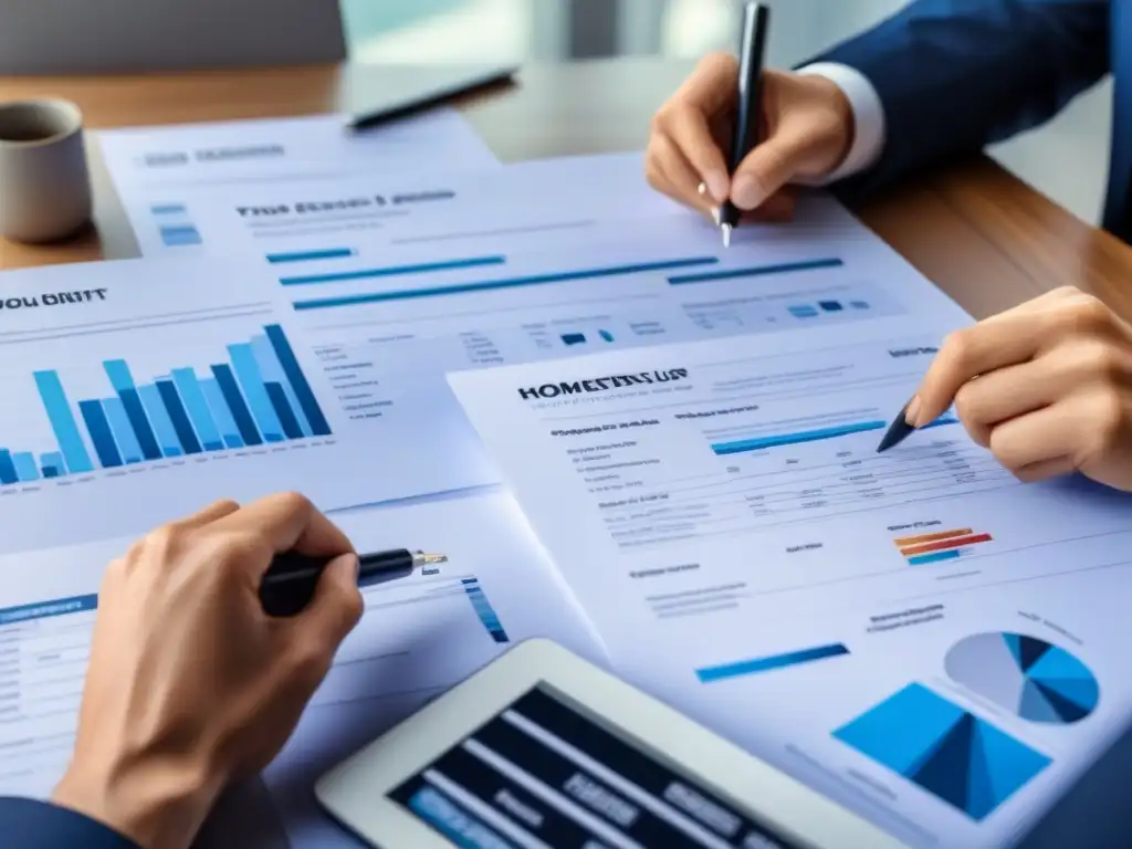 Profesionales analizan beneficios fiscales para compradores de vivienda Profesionales analizando beneficios fiscales compra vivienda