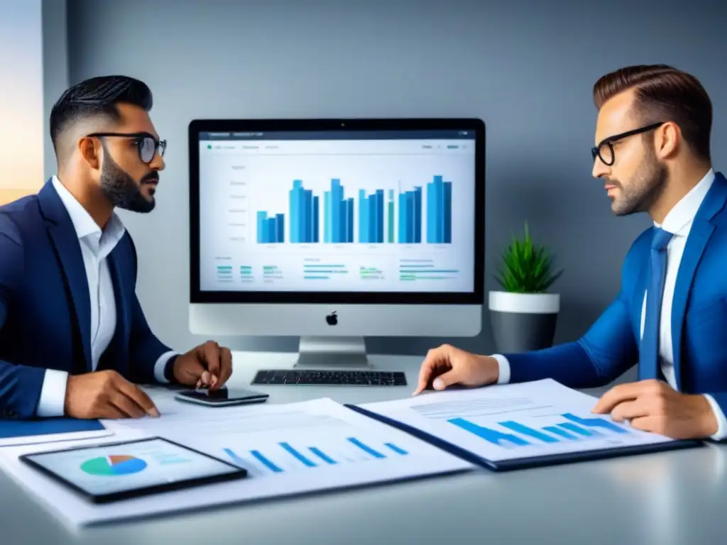 Reunión estratégica de inversión inmobiliaria con profesionales diversos Profesionales diversificados discuten estrategias de inversión inmobiliaria, simbolizando protección para inversores
