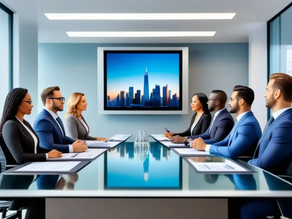 Profesionales en reunión sobre cambios regulatorios en financiamiento inmobiliario