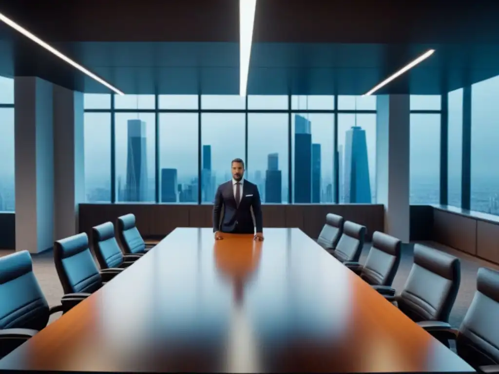 Oficina moderna: profesionales debaten seguros e inmobiliaria Profesionales debatiendo sobre Seguros en bienes raíces en una moderna oficina con modelos arquitectónicos