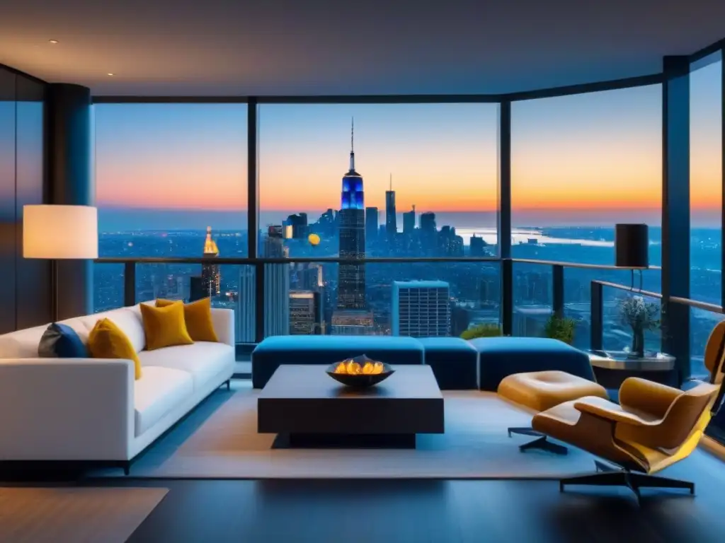 Penthouse de lujo con vista panorámica en ciudad vibrante Invertir en propiedades de lujo: Penthouse moderno con vista a la ciudad, diseño elegante y lujosas amenidades