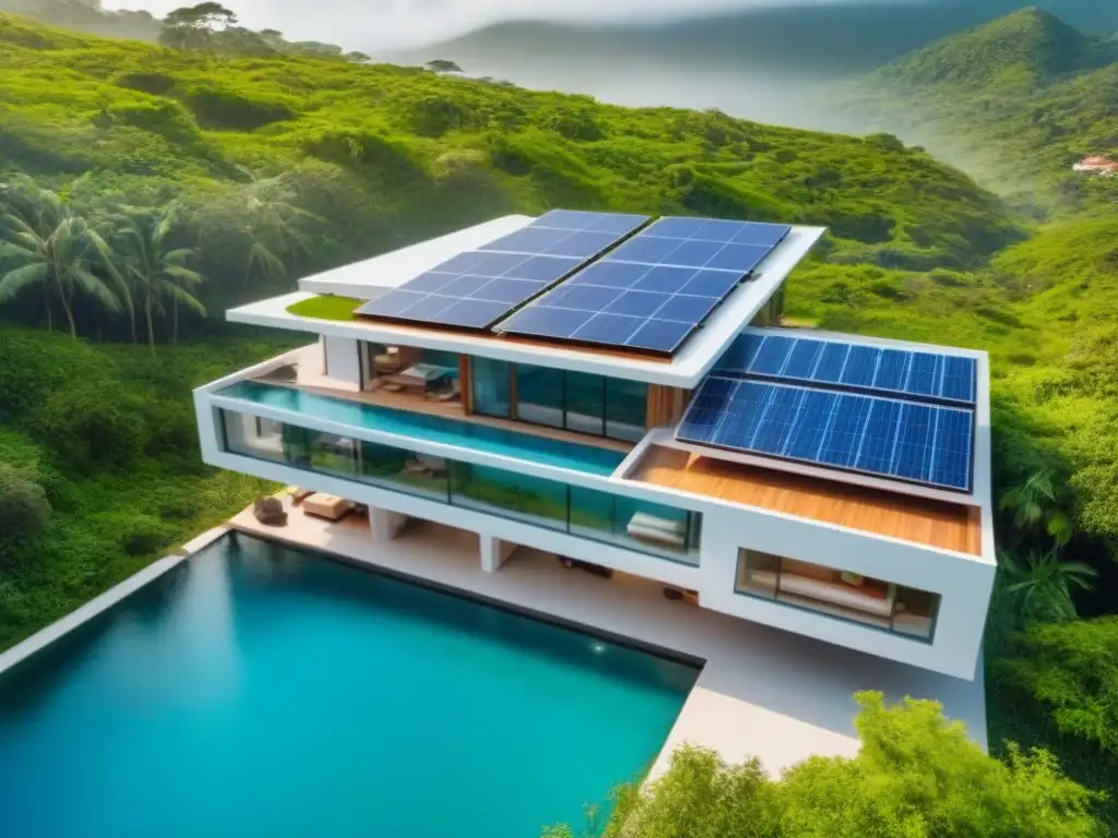 Vacaciones sostenibles: lujo en armonía con la naturaleza Propiedades vacacionales ecoamigables rentables: Un oasis sostenible en armonía con la naturaleza