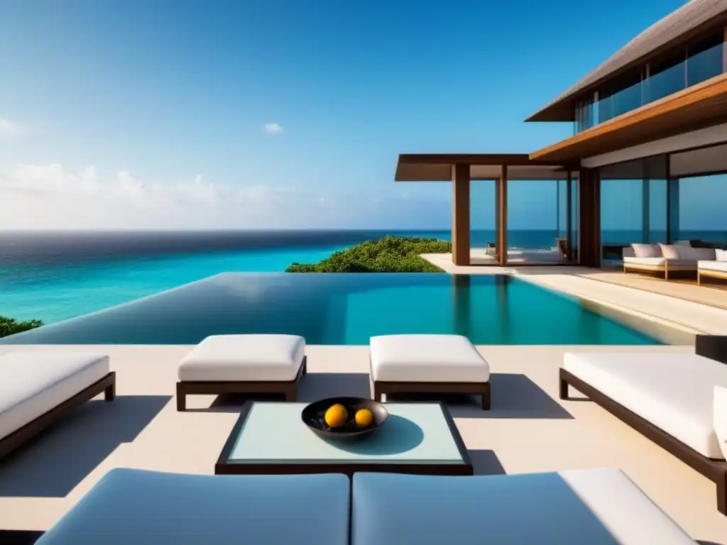 Villa de lujo frente al mar con piscina infinita privada Inversión en propiedades vacacionales exitosa: villa de lujo frente al mar con piscina infinita y diseño contemporáneo
