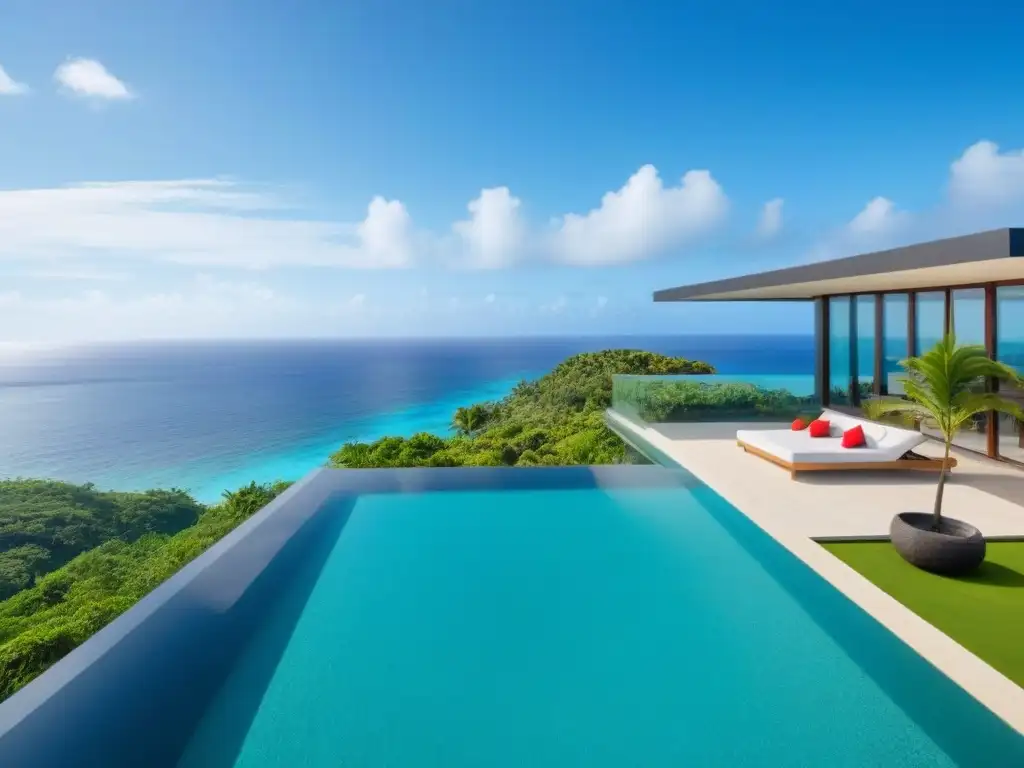 Propiedad de lujo con vista al mar turquesa, diseño moderno y exclusividad Inversión en propiedades vacacionales: lujo exclusivo frente al mar turquesa y diseño moderno