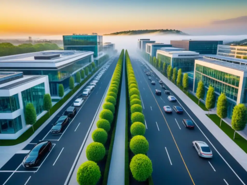 Distrito Comercial Moderno y Vibrante: Oficinas, Compras y Hotel de Lujo rodeados de Naturaleza Un próspero desarrollo comercial con oficinas, centro comercial y hotel rodeados de vegetación