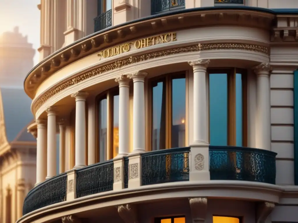 Edificio histórico restaurado: lujo y encanto en la ciudad Rentabilidad inversión bienes raíces históricos: Edificio histórico restaurado con encanto y lujo moderno, resaltando detalles arquitectónicos