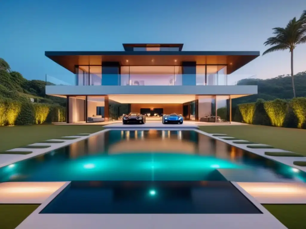Residencia de lujo con vista panorámica, piscina infinita y jardines exquisitos