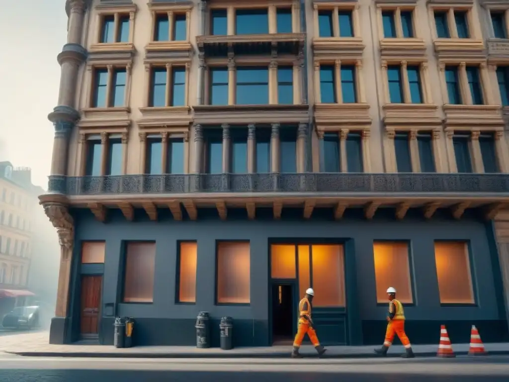 Renovación de edificio histórico: fusión de tradición y tecnología Restauración de edificio histórico con tecnología moderna
