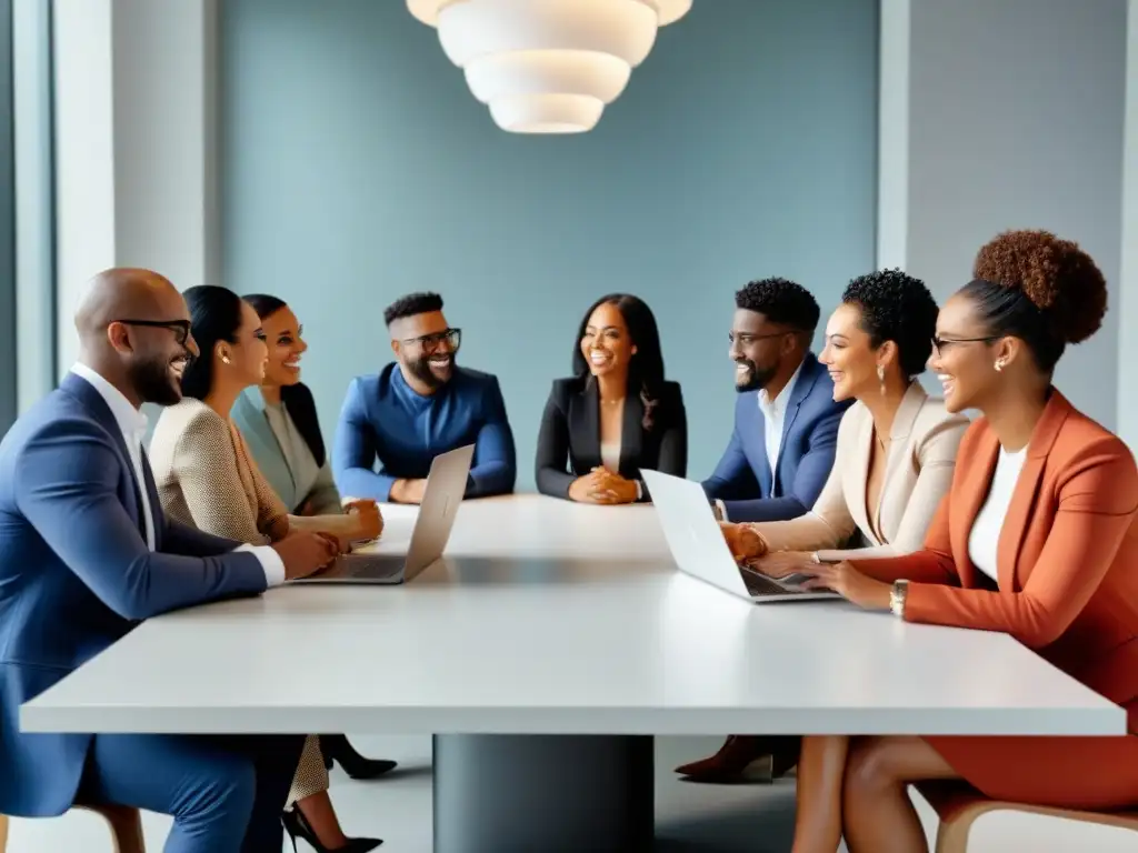 Una reunión inclusiva y profesional para financiamiento inmobiliario para minorías