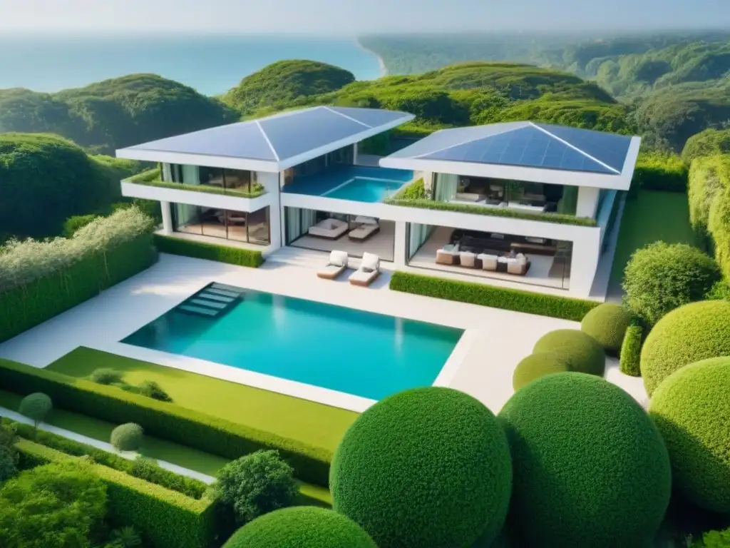 Segunda casa de lujo: moderna, elegante y rodeada de naturaleza Segunda vivienda de lujo con piscina y jardín, ideal para financiamiento préstamo inmobiliario