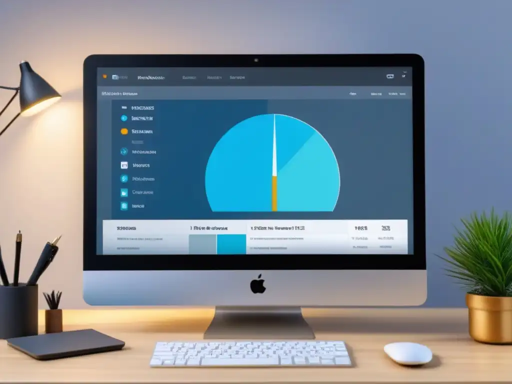 Diseño gráfico moderno y sofisticado para plataforma inmobiliaria Sofisticada interfaz de software gráfico moderno en azules y grises, perfecta para Herramientas digitales afiliados plataformas inmobiliarias