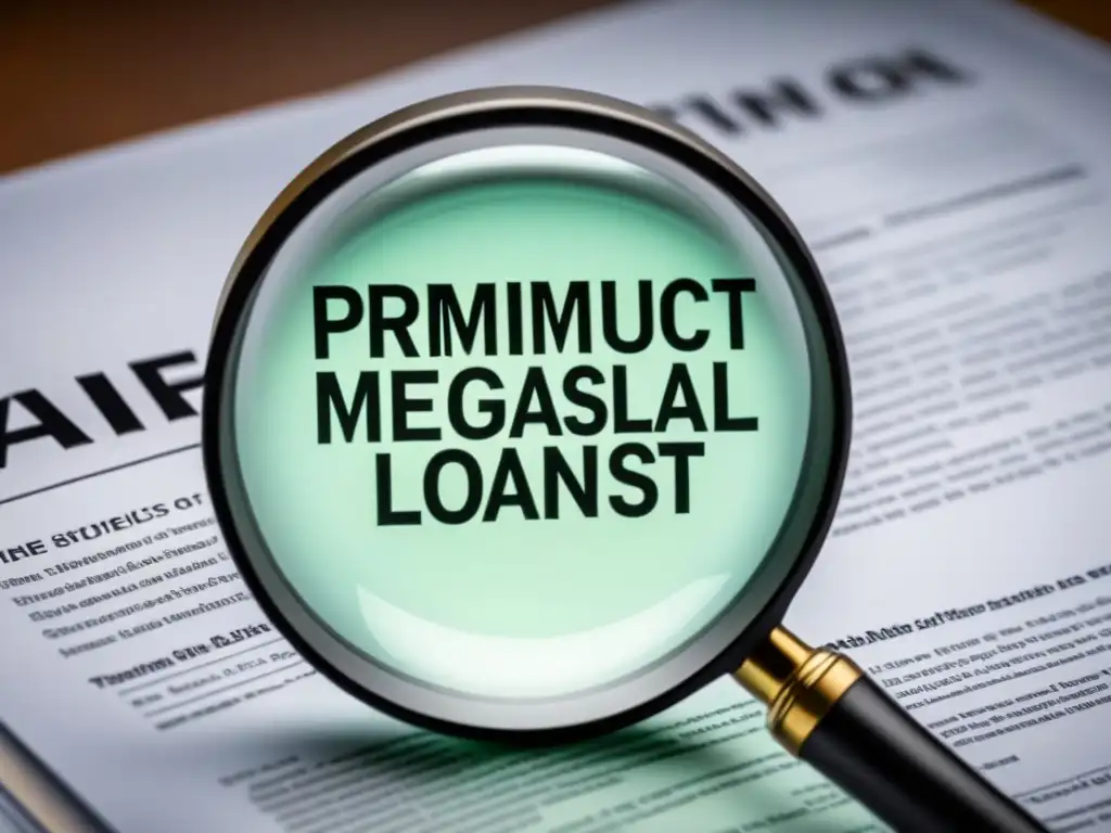Contrato de préstamo para megaproyecto: detalle legal bajo lupa Explorando minuciosamente los términos legales de un contrato para Préstamos premium para megaproyectos