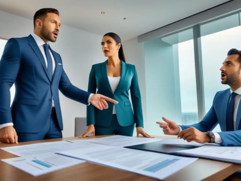 Importancia del asesor legal en transacciones inmobiliarias Una ilustración vibrante y moderna que muestra la importancia de la asesoría legal en transacciones inmobiliarias
