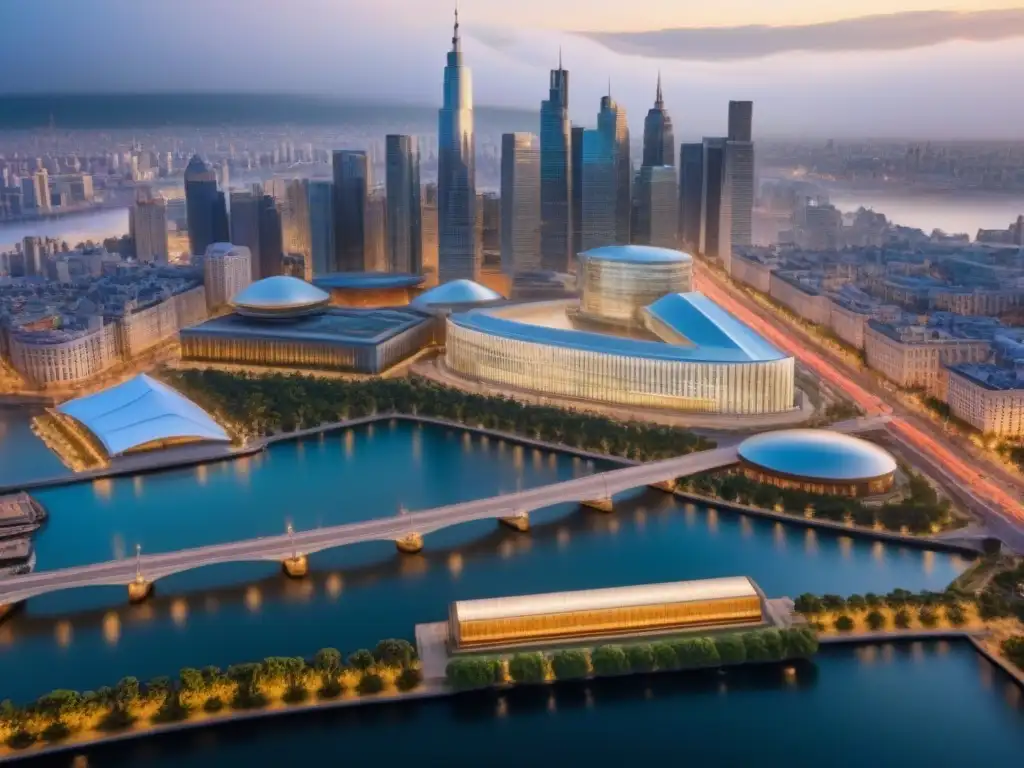 Cityscape vibrante: fusión de tradición y modernidad en hotspot inmobiliario Un vibrante paisaje urbano con hotspots inmobiliarios y una rica identidad cultural
