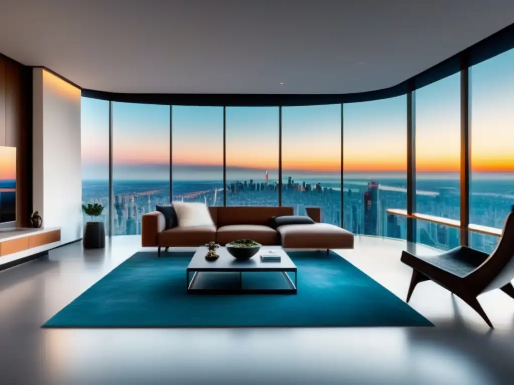 Propiedad de lujo futurista: diseño vanguardista y vistas panorámicas Vistas panorámicas de lujo en propiedad futurista con diseño vanguardista