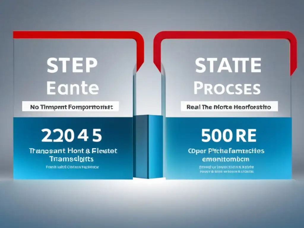 Comparativa transparente vs Comparación visual: proceso transparente vs opaco en financiación inmobiliaria