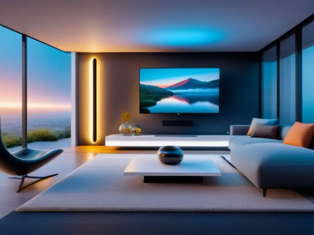 Smart home accesible del futuro con tecnología proptech avanzada Vivienda futurista accesible con tecnología avanzada y mejoras accesibilidad mercado inmobiliario